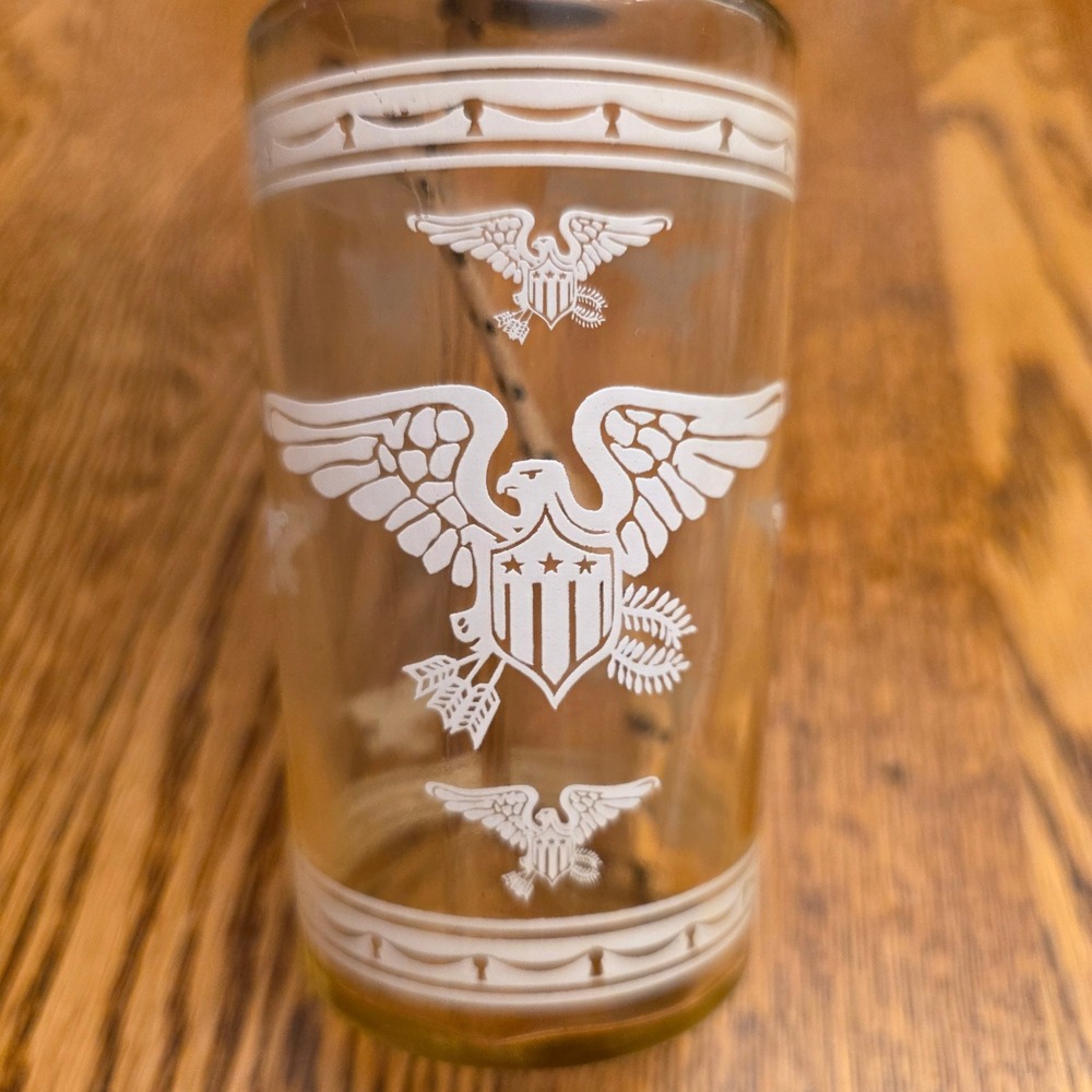 Vintage Lamplight Products American Eagle Glass Oil Lamp Patriotic Americana
